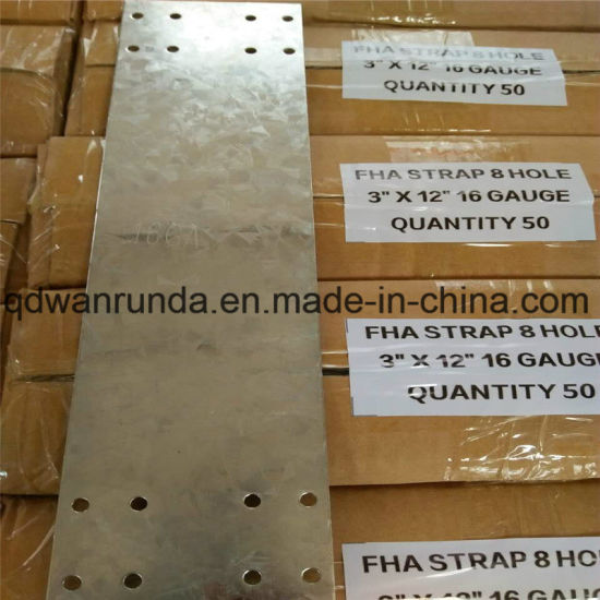 Galvanize Sheet Made Fha Strap Export to USA