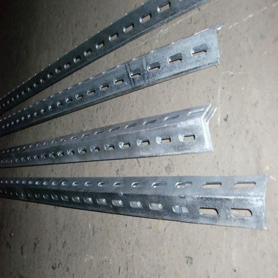 Punched Steel Angle Use for Making Storage Racks and Shelf