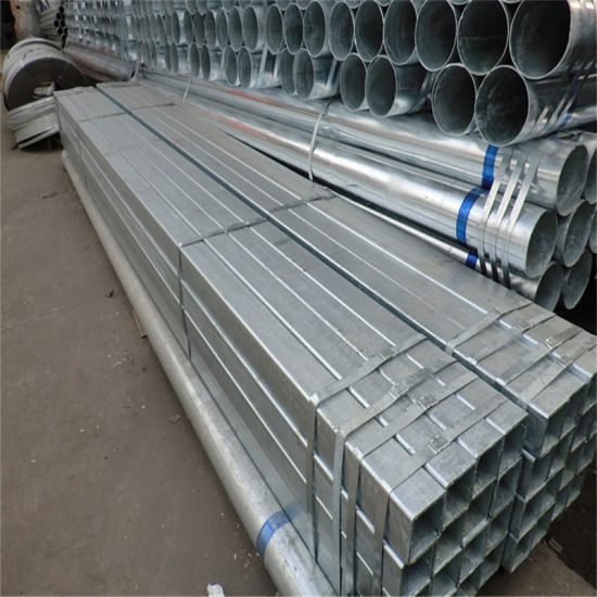 Square Hot Dipped Galvanized Steel Pipe with Good Quality