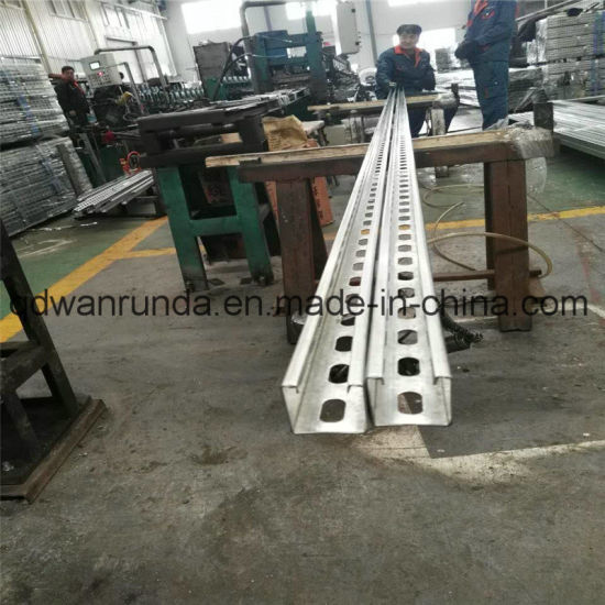 Pre-Galvanized Unistrut Channel with Width 41.3mm/38.1mm/31.8mm/21mm