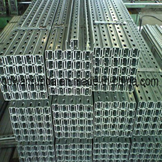 41*41/41*21 Thickness 1.5/2.0/2.5/3.0mm HDG Slotted Unistrut