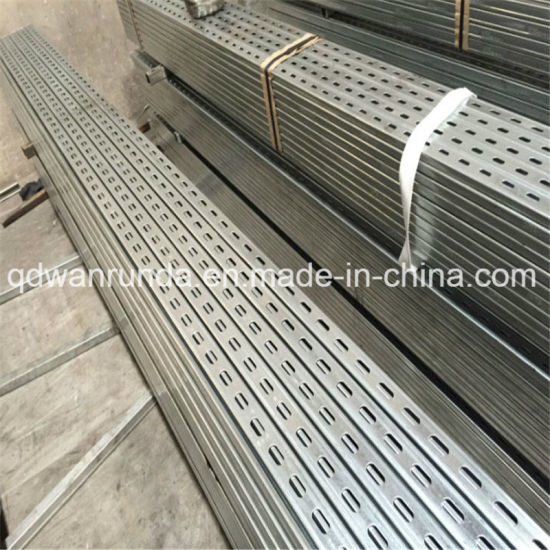 China Manufacturer Galvanized Steel C Shaped Slotted Unistrut Channel