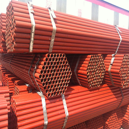 Red Painted ERW Steel Tube for Making Scaffold