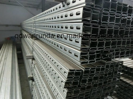 Galvanzied Slotted Steel C Channel/Strut Channel Factory Price